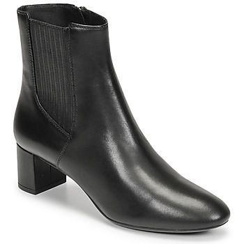 PHEBY 50  women's Low Ankle Boots in Black. Sizes available:3,4,5,6,7,7.5