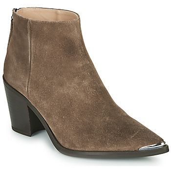 MIRTE  women's Low Ankle Boots in Beige. Sizes available:3.5,4,5.5,6.5,7
