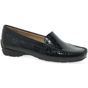 Sun II Womens Moccasins  women's Loafers / Casual Shoes in Black. Sizes available:4,5,6,7,9