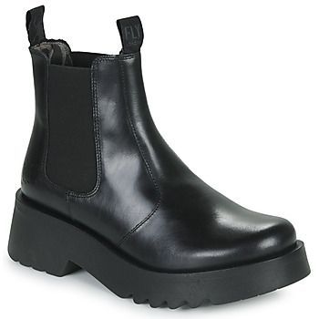 MIDLAND  women's Mid Boots in Black