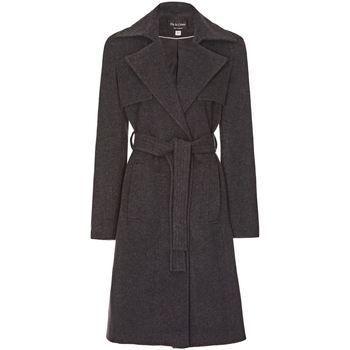 Womens Winter Wrap Wool Cashmere Coat  women's Coat in Grey