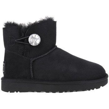 Mini Bailey Button Bling  women's Low Ankle Boots in Black