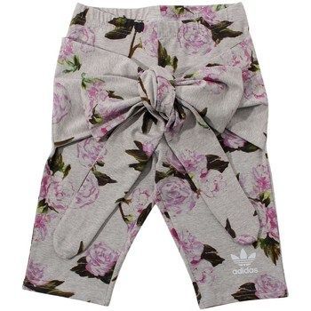 Floral  women's Cropped trousers in multicolour