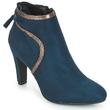 AUREL  women's Low Ankle Boots in Blue. Sizes available:3.5,6.5