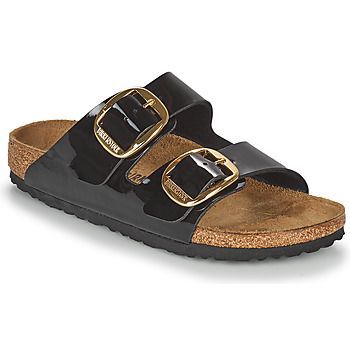 ARIZONA BIG BUCKLE  women's Mules / Casual Shoes in Black. Sizes available:3.5,4.5