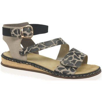 Giraffe Womens Low Wedge Heel Sandals  women's Sandals in Multicolour. Sizes available:4,5,6,6.5,7.5,8