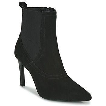 D FAVIOLA  women's Low Ankle Boots in Black