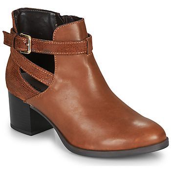 BETIANA  women's Low Ankle Boots in Brown. Sizes available:3.5,5,6,7.5