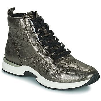 25256  women's Mid Boots in Silver