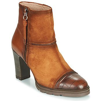 ATLASSE  women's Low Ankle Boots in Brown. Sizes available:4,5,6,7