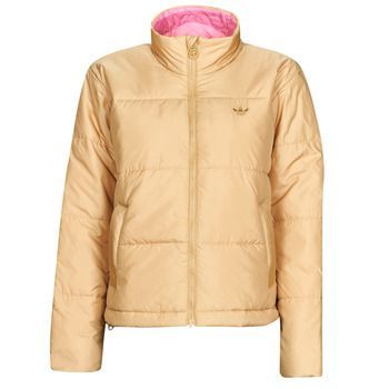 SHORT PUFFER  women's Jacket in Beige