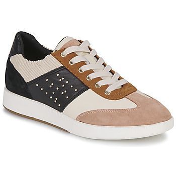 D MELEDA A  women's Shoes (Trainers) in Beige