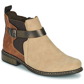 Z49A9-60  women's Low Ankle Boots in Brown