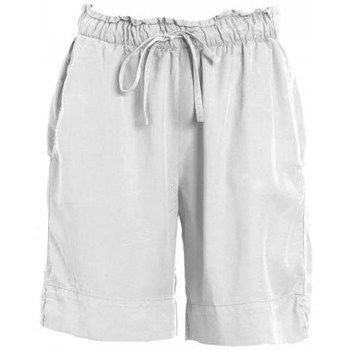 Spodenki Damskie D43196 White  women's Cropped trousers in White