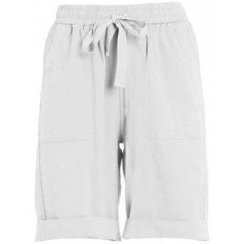 Spodenki Damskie C24416 White  women's Cropped trousers in White