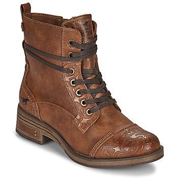 1293501  women's Mid Boots in Brown. Sizes available:3.5,4,5,5.5,6.5,7.5