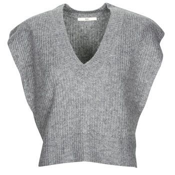 sleevles fk top  women's Sweater in Grey