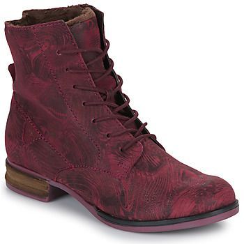 SANJA 01  women's Low Ankle Boots in Red