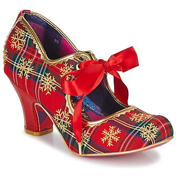 Snowflake Shake  women's Court Shoes in Red