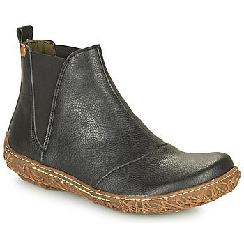 NIDO ELLA  women's Mid Boots in Black. Sizes available:3,4,5,6,7,8,9