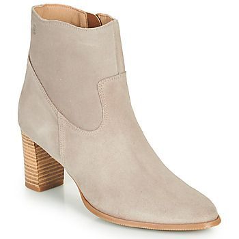 OCETTE  women's Low Ankle Boots in Beige. Sizes available:3,4,5,6,7,8,8,2.5