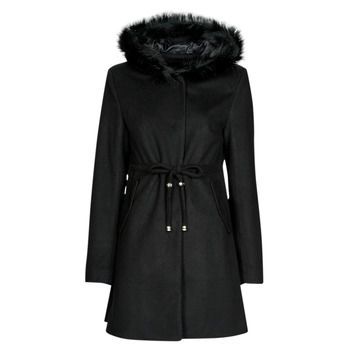 MELINDA  women's Coat in Black