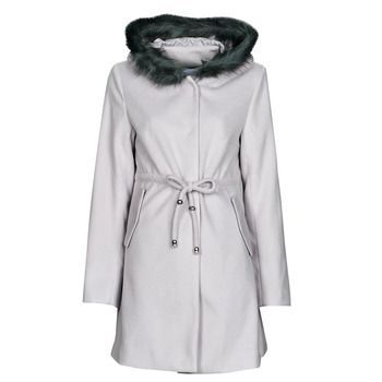 MELINDA  women's Coat in Grey