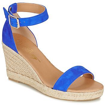 INDALI  women's Sandals in Blue. Sizes available:3.5,7,8