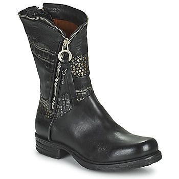 SAINTEC CO  women's Mid Boots in Black. Sizes available:3,4,5,6,7,8,9