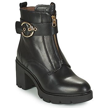 women's Low Ankle Boots in Black. Sizes available:3.5,4,5,6,6.5,2.5