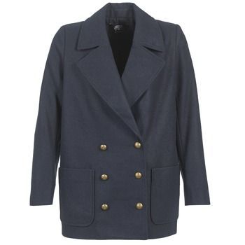 PHILO  women's Coat in Blue