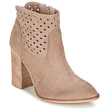 THEBE  women's Low Ankle Boots in Brown