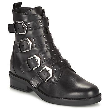 NARCISSE  women's Mid Boots in Black. Sizes available:6.5