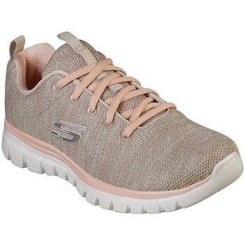 Graceful Twisted Fortune  women's Shoes (Trainers) in Beige