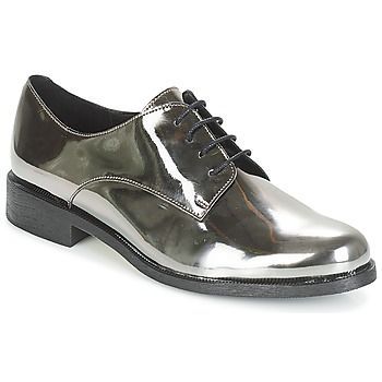 LOUKOUM  women's Casual Shoes in Silver. Sizes available:3.5