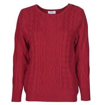 LEONIE  women's Sweater in Red