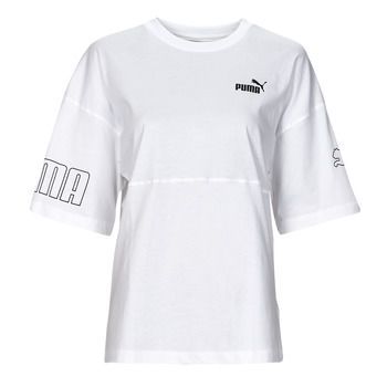 POWER COLORBLOCK  women's T shirt in White