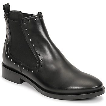 BROGUE  women's Low Ankle Boots in Black. Sizes available:3,4,5,6,7
