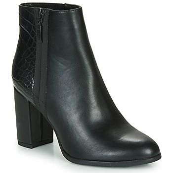 VERONA BOOTIE  women's Low Ankle Boots in Black. Sizes available:5,6.5,7