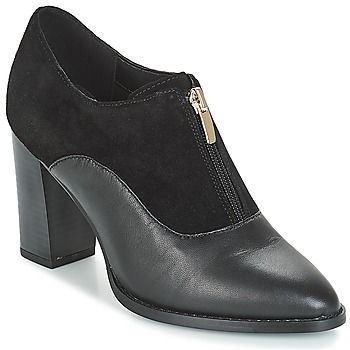 FLORES  women's Low Ankle Boots in Black. Sizes available:6.5