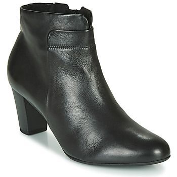 5296157  women's Low Ankle Boots in Black. Sizes available:6,6.5,3