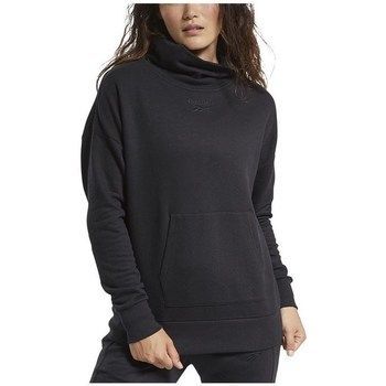 TE Textured Warm Coverup  women's Sweatshirt in Black