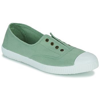 INGLESA ELASTICO TINTADA  women's Shoes (Trainers) in Green