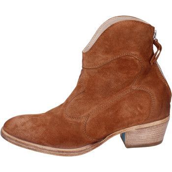 BH809  women's Low Ankle Boots in Brown