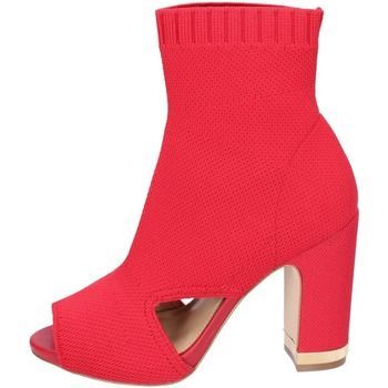 BE86  women's Low Ankle Boots in Red