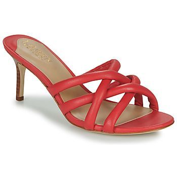 LILIANA-SANDALS-HEEL SANDAL  women's Mules / Casual Shoes in Red