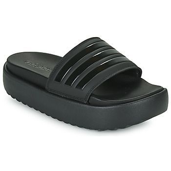 ADILETTE PLATFORM  women's Sliders in Black