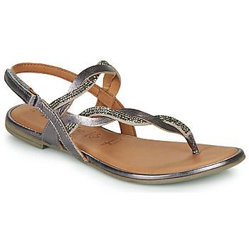 KIM  women's Sandals in Silver. Sizes available:3.5,6.5
