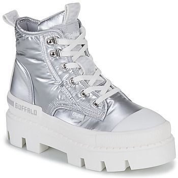 RAVEN HI  women's Shoes (High-top Trainers) in Silver