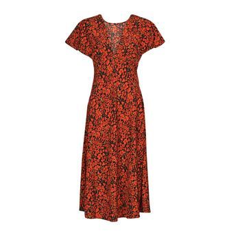 LYEACHA  women's Long Dress in Red